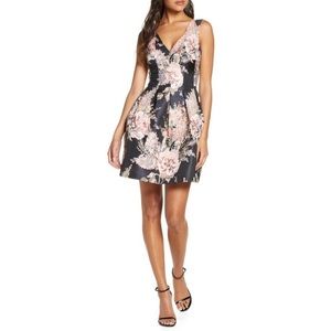 Vince Camuto floral fit & flare dress